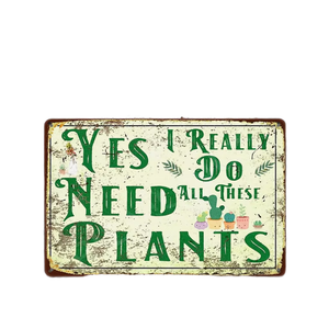 Vintage 12x8 pouces métal étain signe rustique verdure-thème décoration murale affiche impression Offset poli rétro <span class=keywords><strong>jardin</strong></span> signes Plaque - Product Image 1