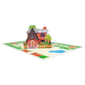 Tarjeta Pop-Up 3D Personalizada de Edificio o Casa para Empresa de Construcción - Product Image 3