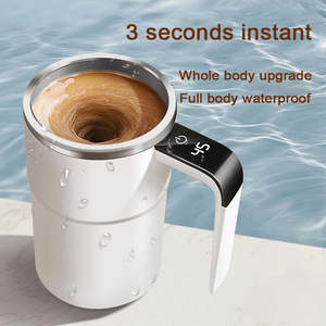 Taza de Viaje con Mezclador Automático para Café con Proteínas, Carcasa de Plástico, Alimentación por Batería Eléctrica, Pantalla de Temperatura para Estilos de Vida en Movimiento - Product Image 2