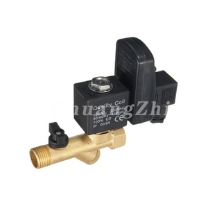 Vanne de vidange électrique électronique en laiton, avec minuterie pour l'eau, 220v, 110v, 24v, 16bar, 1/2 pouce - Product Image 2