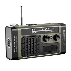 WARSUN M390 Rampenpreventie Handbediende Generator Radio Noodverlichting Zaklamp Verlichting Zonne-energie Overlevingsuitrusting - Product Image 1