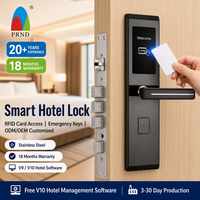 Cerradura Inteligente para Puerta de Hotel PRND, Antirrobo, con Acceso por Llave y Tarjeta, y Sistema de Gestión