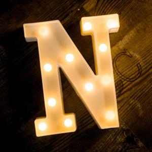 Hot <b>Sale</b> 3D Led <b>Marquee</b> Letter Lights Battery Powered Alphabet Lamp <b>for</b> Wedding Proposal Party Baby Gender Reveal Decor - Product Image 6