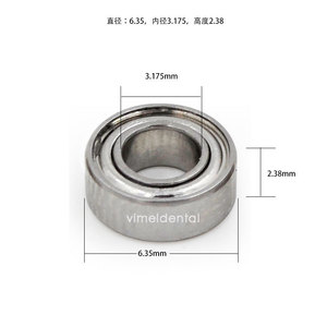 Rodamiento de acero inoxidable para pieza de mano dental, bola de cerámica de 8 mm con cubierta antipolvo, universal de alta velocidad - Product Image 4