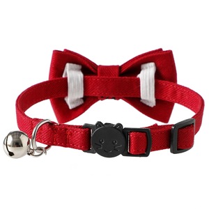 TANPOPO Nuevo Día de San Valentín con Collar de Mascota Rojo Desmontable Pajarita de Gato - Product Image 4