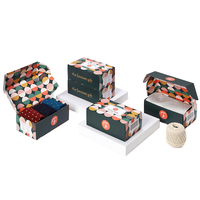 Nouvelle conception de boîte-cadeau en carton pour biscuits, adorable et élégante