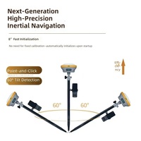 Penerima GNSS RTK Visual Generasi Hi-Target D8VR II/V300 |   1408 Saluran Instrumen Survei IMU AR Stakeout
