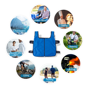 Durable Nylon <strong>Ice</strong> Gel Cooling Vest Safety Vest for Hot Weather Heat Relief - Product Image 4