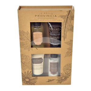 Ensemble cadeau de bain <span class=keywords><strong>Olivee</strong></span>, gel douche blanchissant biologique, lotion pour le corps, beurre corporel, gommage - Product Image 4