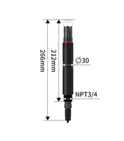 Sensor Suhu & pH Pengolahan Air OEM RS485 Modbus, Elektroda pH Online Tahan Air IP68 untuk Pengolahan Limbah & Akuakultur