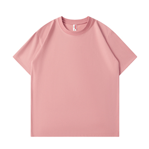 T-shirt surdimensionné pour hommes avec logo brodé personnalisé 230g 100% coton tricot épais grande taille lavage plus été pour les adolescents - Product Image 4