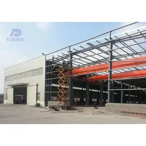 quick build building prefabricated steel structural warehouses with windows and upstairs support beam