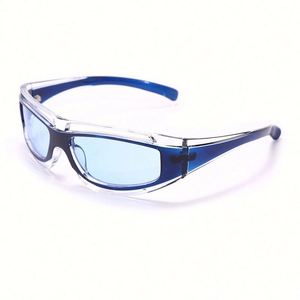 Gafas de Sol Retro de Moda 2022 para Hombre y Mujer, Lentes de Una Pieza con Forma de Escudo, Montura Pequeña, Estilo Steampunk, Deportivas - Product Image 1