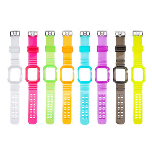 Housse de protection transparente pour <span class=keywords><strong>Apple</strong></span> <span class=keywords><strong>Watch</strong></span> Band Case 41mm 45mm 49mm <span class=keywords><strong>Bracelet</strong></span> pour Iwatch Series 1/2/3/4/5/6/7/SE <span class=keywords><strong>Bracelet</strong></span> de montre-<span class=keywords><strong>bracelet</strong></span> - Product Image 6