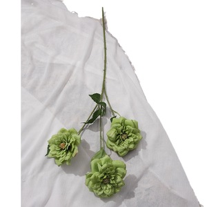 Yixuan <b>Artificial</b> <b>Peony</b> Flowers Silk Realistic Wedding Home Decor - Product Image 5