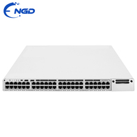 Switch Ethernet Gigabit Administrado de Nivel 3 para Empresas, Switch de Red de 48 Puertos con Módulos SFP de 4x1G o SFP+ de 4x10G Uplink C9200-48T-E