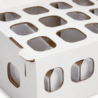 Witte kersenverpakking met transparant venster, kussenverpakking, aangepast logo, fruitgeschenkdoos voor premium kersen exporteur groothandel