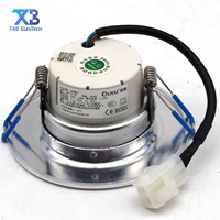 Plafonnier LED circulaire encastré en métal 408C-01 pour ascenseur, idéal pour hôtels, villas, entrepôts et éclairage automobile