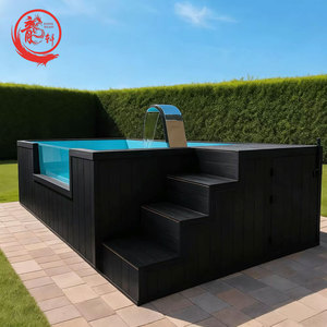 <span class=keywords><strong>Piscina</strong></span> Contenitore a Basso Prezzo con Protezione UV, per Resort e Spazi Ricreativi, con Deck Integrato in Legno-Plastica, Piccola <span class=keywords><strong>Piscina</strong></span> a Immersione, Facile da Montare - Product Image 2