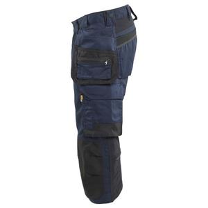 BLAKLADER - 175418328600C56 Pantalones cortos piratas artesanos elásticos Azul marino oscuro-PANTALÓN DE TRABAJO EAN 7330509925164 PANTALONES CORTOS DE TRABAJO - Product Image 3