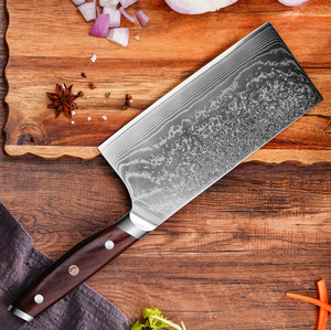 Couteau à viande Damas ultra-affûté, couteau de cuisine japonais pour <span class=keywords><strong>boucher</strong></span>, couteau multifonction pour couper la viande et les légumes - Product Image 4