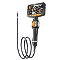 Endoscope industriel portable 1080P HD, étanche IP67, sonde de 6 mm, écran 5 pouces, éclairage LED, automobile