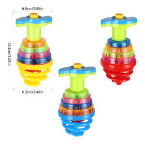 <span class=keywords><strong>Toupie</strong></span> musicale lumineuse pour enfants, jouet de fête coloré avec lumières clignotantes - Product Image 2