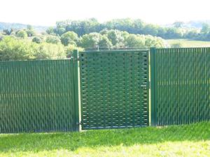 100 क्लिप ग्रीन चेन लिंक बाड़ के साथ गुदा-Uv 4.6cmx50m पैनल के लिए गोपनीयता टेप गोपनीयता बाड़ पट्टी गोपनीयता बाड़ लगाने पट्टी - Product Image 6