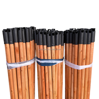 Vente chaude balai en bois laqué manche de balai vernis revêtement 120cm 150cm longueur 25mm diamètre bâton de balai en bois