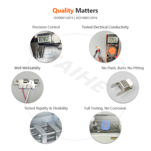 Chính xác OEM tùy chỉnh Pin địa chỉ liên lạc berili đồng thau bạc Thép không gỉ điện phẳng kim loại lÁ mùa xuân clip phần - Product Image 2