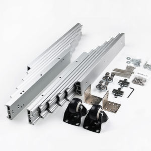 Glissières de meubles pliantes réglables en alliage d'aluminium dissimulées télescopique rallonge de table de salle à manger mécanisme coulissant - Product Image 3