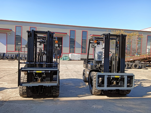 무료 배송 거친 지형 지게차 3 톤 3.5 톤 4 톤 5 톤 디젤 지게차 4x4 일본 엔진 강력 - Product Image 3