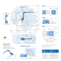 Robot de soudage automatique Mig, bras robotisé 6 axes, solution de soudage industrielle, 380V 4kva