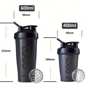 Bouteille shaker de protéines personnalisée avec logo, sans BPA, pour le sport, la remise en forme, les entraînements, les shakes protéinés, les shakers de gym - Product Image 5