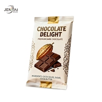 Emballage personnalisé pour barres chocolatées, barres énergétiques, emballage en aluminium pour bonbons, biscuits, barres protéinées, emballage à fermeture arrière