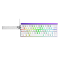 Clavier de jeu mécanique AULA Hero 68 HE filaire avec interrupteurs magnétiques à effet Hall, actuation réglable, rétroéclairage RVB programmable