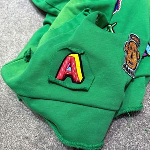 Nhà Sản Xuất Của Tùy Chỉnh Người Đàn Ông Của Áo Chất Lượng Cao Vá Thêu Đính Khỉ Rửa Thoáng Khí Quá Khổ Mùa Thu Thời Trang Dạo Phố - Product Image 4