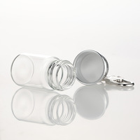 Porte-clés Flacon 7ml 10ml Petite Bouteille En Verre DIY Souhaitant Dérive Bouteille Graduation Saison Étudiant Activités Cadeaux Pendentif Décoratif