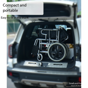 Newest Style Folding Toilet <b>Chair</b> <b>for</b> <b>Elderly</b> Disabled Lightweight Modern Transport <b>Chair</b> Commode Wheels Chinese Manufacturer - Product Image 1