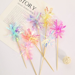 Décoration de gâteau d'anniversaire, fanion pour décoration de Cupcake, feu d'artifice pour mariage, fournitures de fête d'anniversaire pour enfants, décoration de pâtisserie - Product Image 4