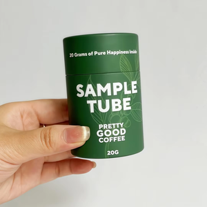 Récipient de cylindre biodégradable de qualité alimentaire en papier kraft pour café thé pot de cosmétiques recyclable écologique en gros - Product Image 2