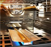 Cuisinière à gaz Xunda à quatre brûleurs avec four, prix compétitif pour l'industrie
