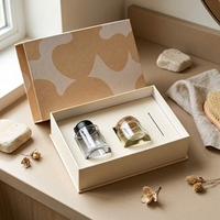 Coffret Cadeau de Luxe en Carton Rigide pour Cosmétiques, Emballage Personnalisé avec Tiroir et Insert pour Pots et Bouteilles