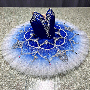 Costume <span class=keywords><strong>da</strong></span> Balletto della Bella Addormentata per Bambine, con Gonna in Tulle Senza Maniche per Competizioni e Spettacoli - Product Image 2