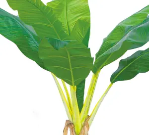plastic fake make decorative artificial banana tree plant for outdoor