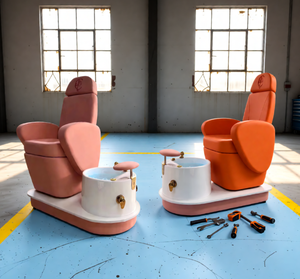 Silla de <span class=keywords><strong>pedicura</strong></span> de alta elasticidad y comodidad con potente chorro de <span class=keywords><strong>hidromasaje</strong></span> Nuevo diseño Características de masaje con imán de lavabo Acrílico - Product Image 6