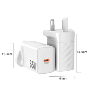 Nhanh chóng sạc 65W gan chúng tôi EU trong AU Anh cắm trên toàn thế giới điện ổ cắm tường với USB sạc tường sạc USB A và USB C Châu Âu - Product Image 6