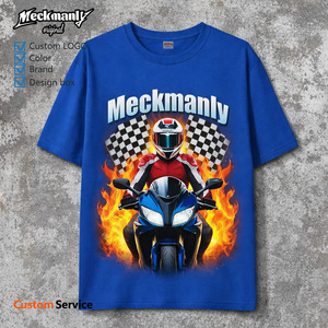เสื้อยืดคอกลมแขนสั้นผ้าฝ้าย 100% พิมพ์ลายสกรีนสำหรับผู้ชาย ยี่ห้อ Meckmanly ระบายอากาศได้ดี เป็นมิตรกับสิ่งแวดล้อม สวมใส่สบาย - Product Image 6