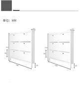 Armoire à chaussures de petite taille pour l'entrée de la maison, seau rabattable, de grande capacité permettant de gagner de l'espace