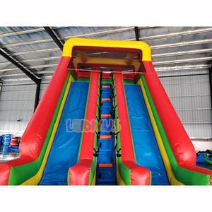 Tobogán Inflable Doble de Colores, Tobogán Inflable de PVC Resistente de Grado Comercial Apto para Eventos de Alquiler. - Product Image 6